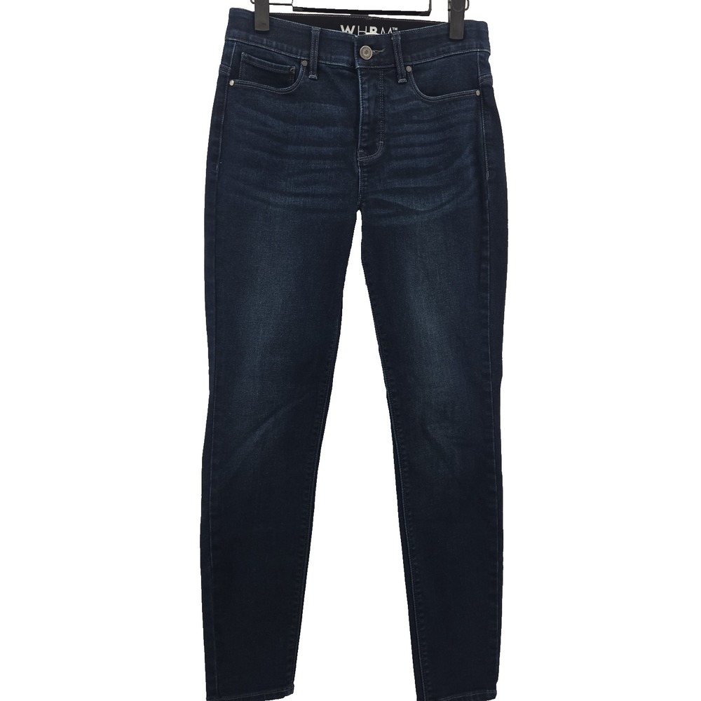WHBM Women's Comfort Waist Dark Denim High-rise Jeans Size 4S